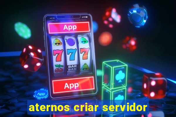 aternos criar servidor